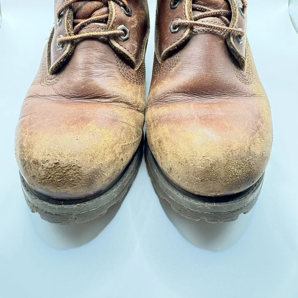 Timberland Vintage 1980s Leather Boots Men's US Sz 7 MMade In‎ USA Hiking Work